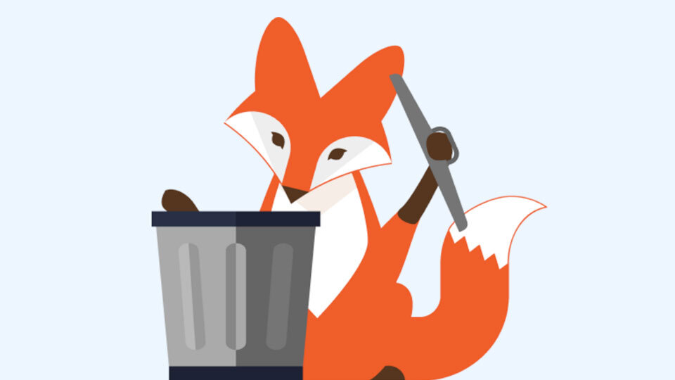 elliott fox opening trash can